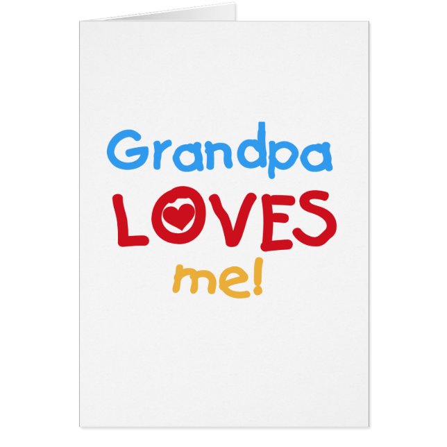 原色の祖父は私をTシャツ愛します (正面)