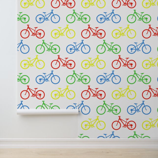 原色の自転車デザイン 壁紙 (アプリケーション)