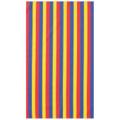 原色の赤く黄色い青の第1誕生会 テーブルクロス (正面)