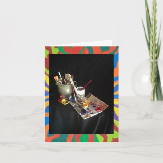 原色カードのマイウォーターカラーパレット カード (正面)