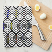 原色タオル キッチンタオル (四つ折り)