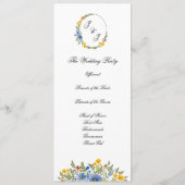 原色プログラムの野生の花 プログラム (裏面)