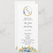 原色プログラムの野生の花 プログラム (正面/裏面)