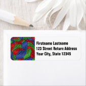 原色建物ブロックパターン ラベル (インサイチュ)