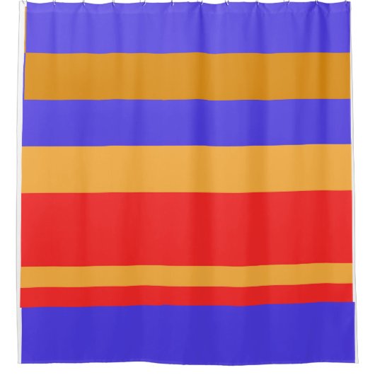 原色 シャワーカーテン (正面)