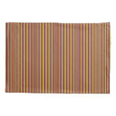 原色 – ストライプ01 – ピローケースセット 枕カバー (裏面-左)