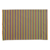 原色 – ストライプ04 – 枕ケースセット 枕カバー (正面右)