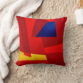 原色、抽象的な枕 クッション (ブランケット)