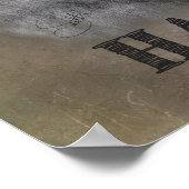 原部(黒鉛スケッチ) ポスター (角)