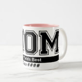 原野の最も最高のなお母さんのコーヒー・マグ ツートーンマグカップ (正面右)