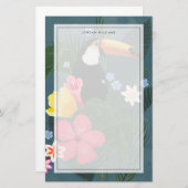 原野の熱帯トゥカン 便箋 (正面/裏面)