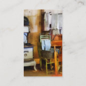 厨房における洗濯乾燥 名刺 (裏面)