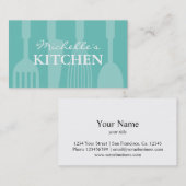 厨房カスタム料理器具名刺 名刺 (正面/裏面)
