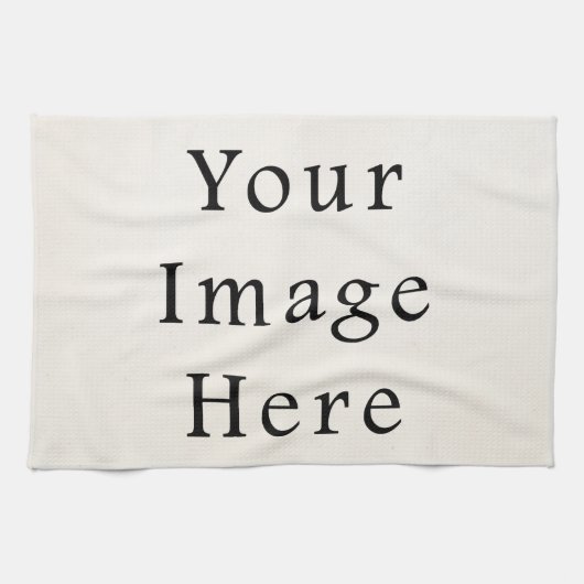 厨房タオルパーソナライズされた皿布タオ空白のル キッチンタオル (横)