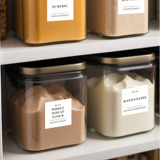 厨房ミニマル食器用食品保管団体や組織 シール