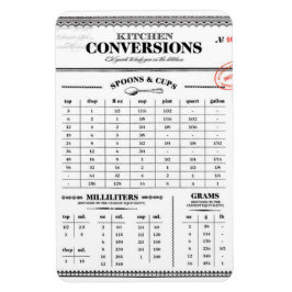 厨房計測変換グラフィックマグネット マグネット