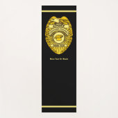 厨房警察のチーフバッジ ヨガマット (正面)