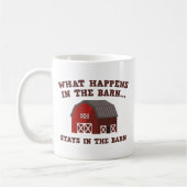 厩に入ったまま コーヒーマグカップ (左)