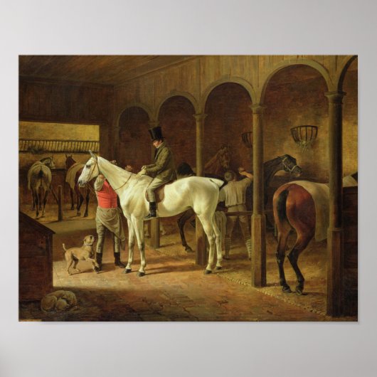 厩舎で ポスター (正面)