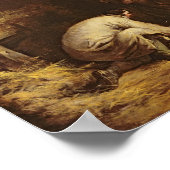 厩舎の中 ポスター (角)