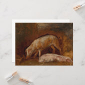 厩舎の豚 カード (正面/裏面インサイチュ)