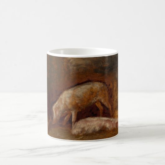 厩舎の豚 コーヒーマグカップ (中央)