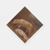 厩舎の豚 スタンダードランチョンナプキン (角)