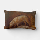 厩舎の豚 ランバークッション (裏面)