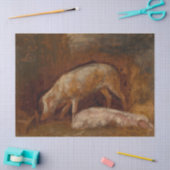 厩舎の豚 薄葉紙 (クラフト)