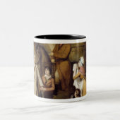 厳しいスチュワード、か不運な借用者(油 ツートーンマグカップ (中央)