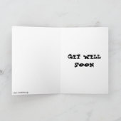 厳しいナットが良いグリーティングカードを取得 カード (内部)