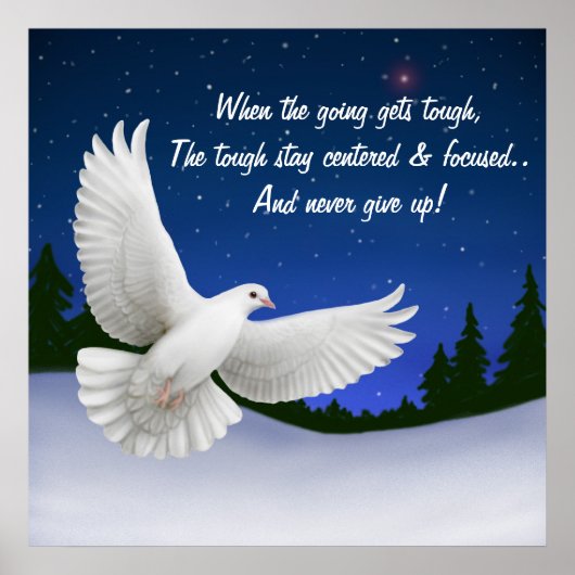 厳しいプリント ポスター (正面)