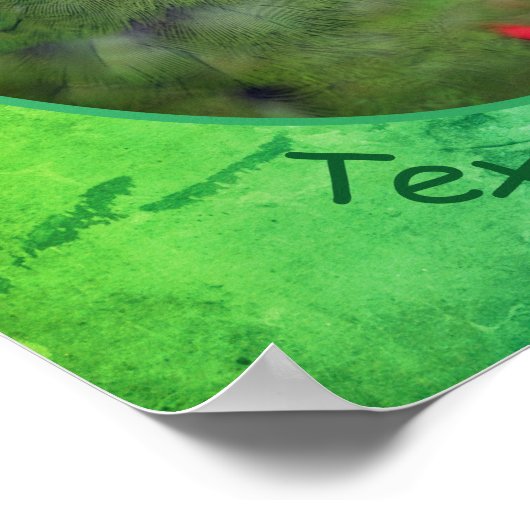 厳しいマカオパーソナライズされたの言葉 ポスター (角)