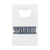 厳しい仕事衣服 クレジットカード栓抜き (裏面)