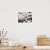 厳しい冬の嵐の衛星観測 ポスター (キッチン)