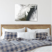 厳しい冬の嵐2 キャンバスプリント (インサイチュ (寝室))