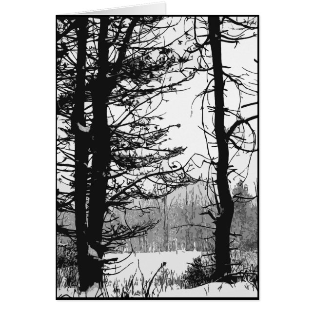 厳しい冬の日 (正面)