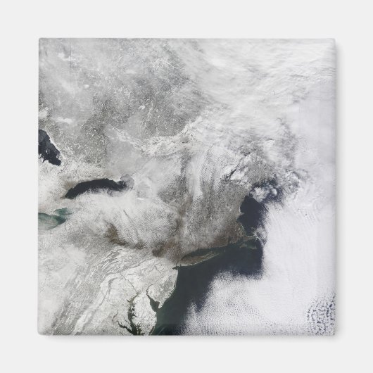 厳しい冬嵐 マグネット (正面)