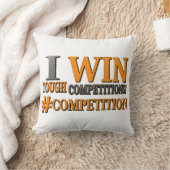 「厳しい大会」かわいいデザイン。買今 クッション (ブランケット)