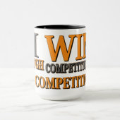 「厳しい大会」かわいいデザイン。買今 マグカップ (中央)