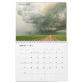 厳しい天気カレンダー カレンダー (2月 2027)