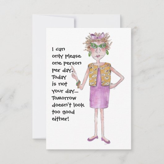 厳しい女警告は彼女が喜ぶ懸命だ (正面)