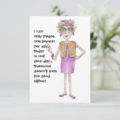 厳しい女警告は彼女が喜ぶ懸命だ (スタンド正面)