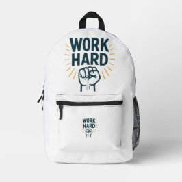 厳しい強欲の追求 プリントバックパック