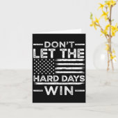 厳しい日々に負けるな カード (黄色い花)