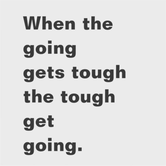 厳しい状況が続く引用文 シール (正面)