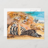 厳しい生活 ポストカード (正面/裏面)