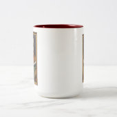 厳しい自画像 ツートーンマグカップ (中央)