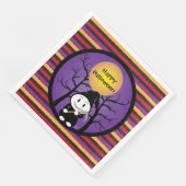 厳しい衣装の子供ハロウィーン紙ナプキンス (コーナー)