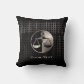 厳しい裁はかりで測判 クッション (正面)